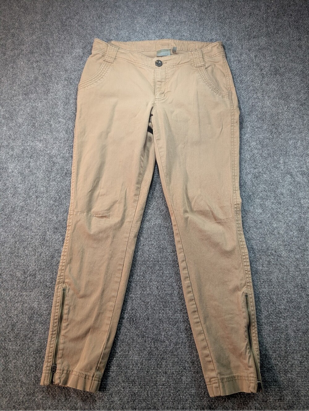 Athleta Mid Rise Utility Pants Pants Ankle Zippers 30x26